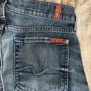 7 for all mankind cropped pants